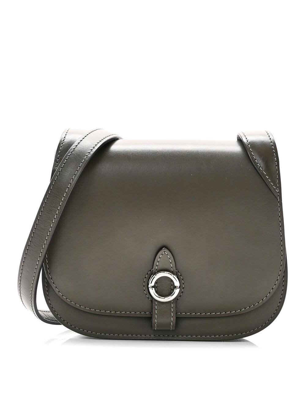Moynat Box Calfskin Sac Mignon Kaki #314372M70B